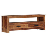 vidaXL Szafka pod TV, 118x30x40 cm, lite drewno sheesham