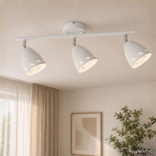 Lampa ścienna listwa 3xE14 70cm biały mat COTY 93-67142