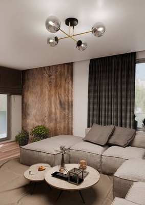 Lampa sufitowa MAGNUM 4 BL GRAFIT