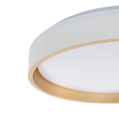 Plafon Okrągły Biało-złoty ?40cm 24W Abruzzo Sonata