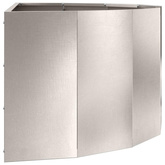 Donica Srebrny 90 x 45 x 35 cm Stal nierdzewna