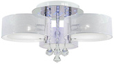 Nowoczesna lampa sufitowa led kryształ ANTILA srebrny wariant 6