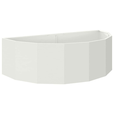 Donica Biały 120 x 60 x 35 cm Stal