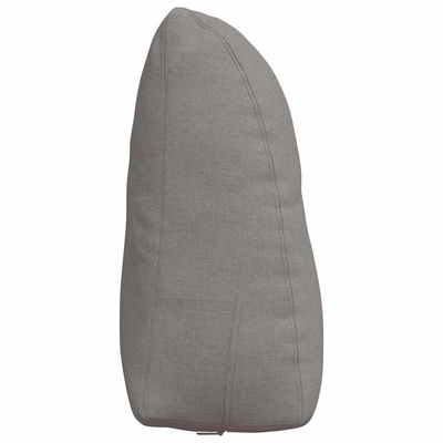 Poduszka na plecy Ciemnoszary 60 x 24 x 50 cm tkanina