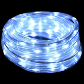 Lina świetlna z 240 diodami LED Zimna biel 10 m PVC