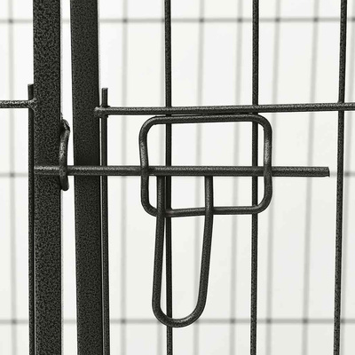 Kojec dla szczeniąt, stalowy, 91,5x59x61 cm