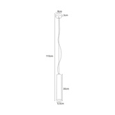Lampa wisząca K-4407 z serii MILE BLACK KAJA