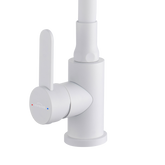 Bateria zlew. dalis z elastyczną 2f wylewką, biały BZ-64-002-L Invena