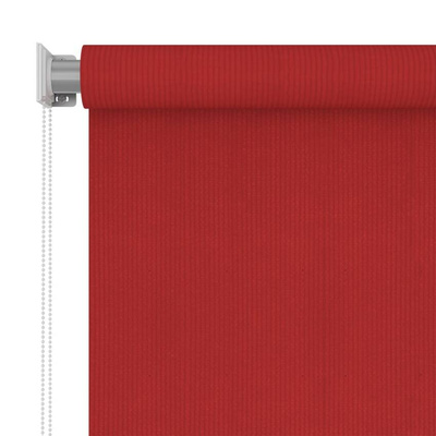 vidaXL Roleta zewnętrzna, 60x140 cm, czerwona, HDPE