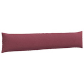 Poduszki na sofę 2 pcs Czerwone wino 200 x 40 cm tkanina