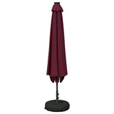 Parasol ogrodowy z oświetleniem LED i podstawą 230 x 230 cm