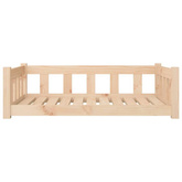 vidaXL Legowisko dla psa, 95,5x65,5x28 cm, lite drewno sosnowe model standard