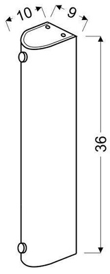 Lampa sufitowa plafon 2X60W E27 ABREGO 10-28617