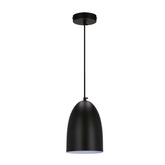 Icaro lampa wisząca czarny 1X40W E27 klosz czarny 31-09616