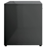vidaXL Szafka pod TV, szara na wysoki połysk, 120x34x37 cm