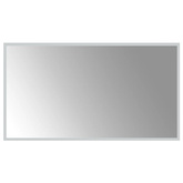 vidaXL Lustro łazienkowe z LED, 90x50 cm