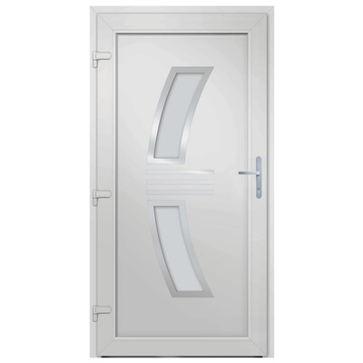 Drzwi wejściowe, antracytowe, 88x200 cm, PVC vidaXL