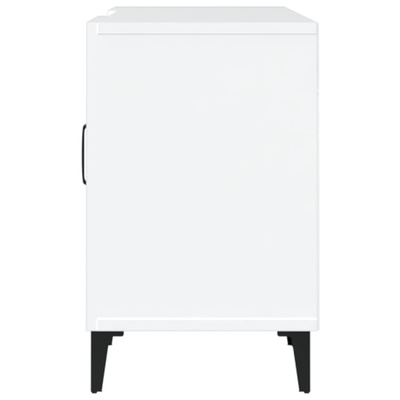 vidaXL Szafka pod TV, biała, 150x30x50 cm, materiał drewnopochodny wariant 4