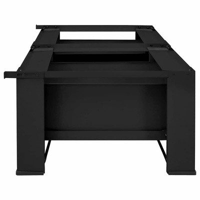 Podstawka na Pralkę 2 pcs Czarny 127 x 54,5 x 32,5 cm Stal