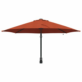 Parasolka ogrodowa terakota 248 x 248 x 148 cm Poliester i Stal