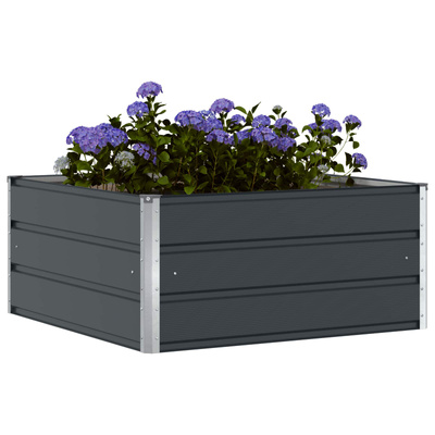 Donica Antracyt 100 x 100 x 45 cm Stal