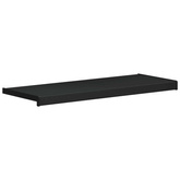 Parapet okienny Czarny z rysunkiem drewna 60 x 35 x 4,5 cm PVC