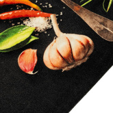 vidaXL Dywanik kuchenny, wzór w przyprawy, 60x300 cm, aksamit