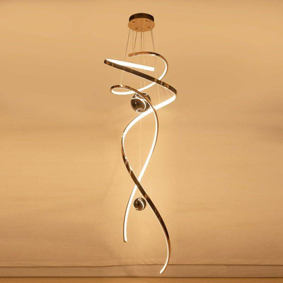 LAMPA WISZĄCA RITZ Różowe Złoto