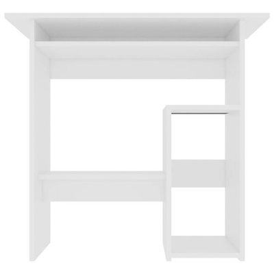 vidaXL Biurko, białe, 80x45x74 cm, materiał drewnopochodny