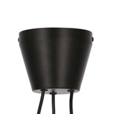 Lampa wisząca More czarno-złota metalowa 3xE27 do salonu i jadalni