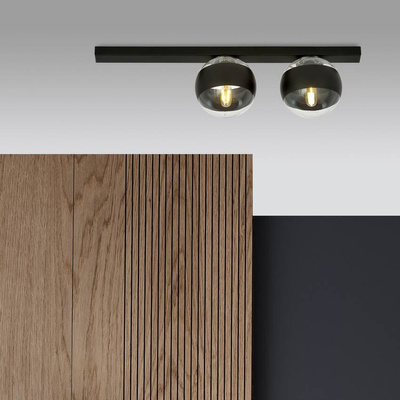 Lampa sufitowa FIT 2 BLACK/STRIPE