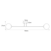 Lampa sufitowa K-5405 z serii LUMIA