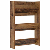 Szafka na buty z półką 2 pcs Stare drewno 60 x 18 x 90 cm