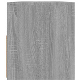 vidaXL Szafka pod TV z oświetleniem LED, szary dąb sonoma, 90x35x40 cm