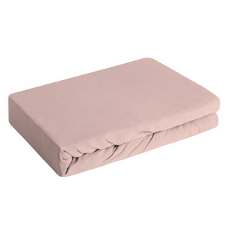 Prześcieradło Prze pudrowy róż 180x200 model standard