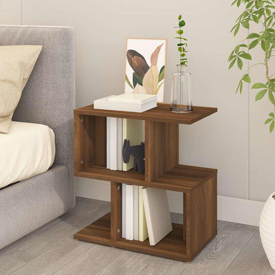 Szafka nocna, brązowy dąb, 50x30x51,5 cm