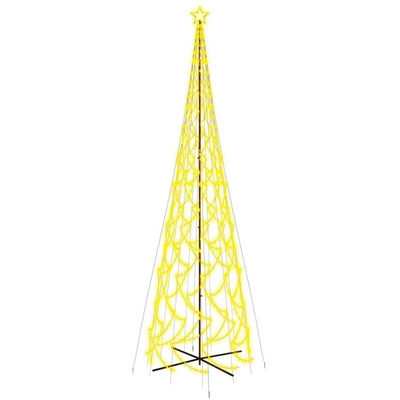 vidaXL Choinka stożkowa, 3000 ciepłych białych LED, 230x800 cm