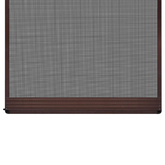 Screen na owady z zawiasami Brązowy i czarny 100 x 215 cm