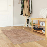 Chodnik dywanowy MARSA Biały 100 x 200 cm Poliester i PVC