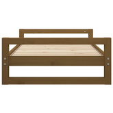 vidaXL Legowisko dla psa, miodowy brąz, 95,5x65,5x28 cm, sosnowe