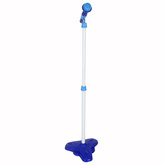 Gitara elektryczna rockowa z wzmacniaczem mikrofonem dla dzieci niebieska