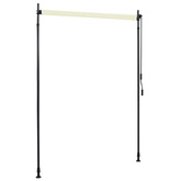 vidaXL Roleta zewnętrzna, 150x270 cm, kremowa