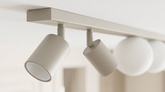 Lampa sufitowa nad stół do jadalni, kaszmir - biel K-6033 z serii NANO