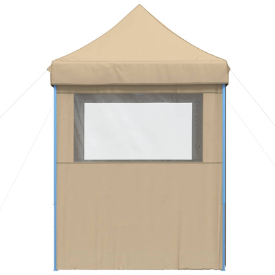 Namiot Imprezowy Beżowy 200 x 200 x 306 cm Materiał Oxford