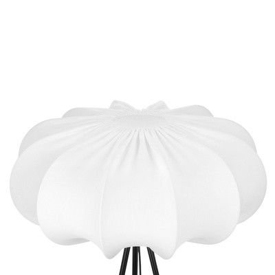 Lampa podłogowa CAFEE’ z abażurem kremowym latte 52 cm - lampa stojąca w stylu skandynawskim E27