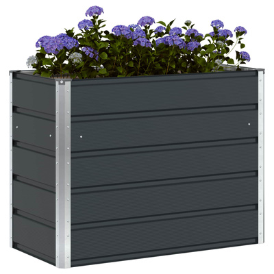Donica Antracyt 100 x 50 x 75 cm Stal Galwanizowana