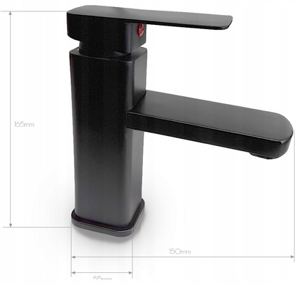 Bateria łazienkowa Cube