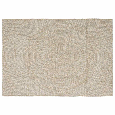 Dywany pokojowe Naturalne i białe 120 x 170 cm Juta