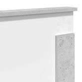 Ramka łóżka Betonowy 120 x 200 cm Lite drewno sosnowe