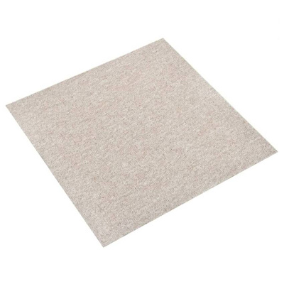 vidaXL Podłogowe płytki dywanowe, 20 szt., 5 m², 50x50 cm, jasnobeżowe